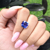 5.01 Ct. Blue Sapphire from Madagascar Life Style