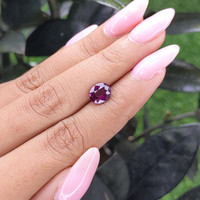 2.01 Ct. Purplish Pink Sapphire from Madagascar Life Style