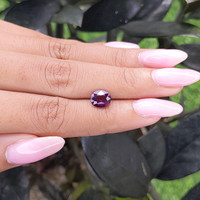2.01 Ct. Purplish Pink Sapphire from Madagascar Life Style