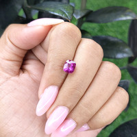 2.13 Ct. Pinkish Purple Sapphire from Madagascar Life Style
