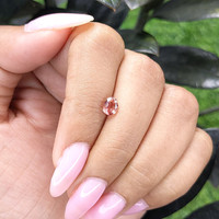 0.77 Ct. Padparadscha Sapphire from Madagascar Life Style