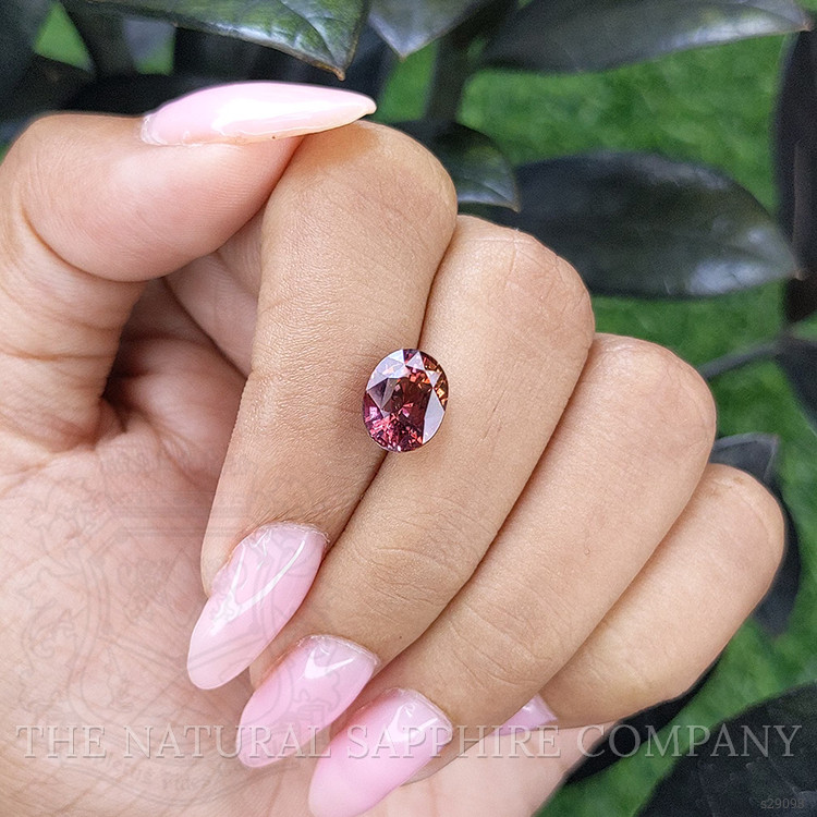 3.20 Ct. Pinkish Brown Sapphire from Madagascar