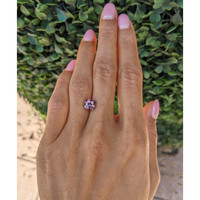 2.58 Ct. Padparadscha Sapphire from Madagascar Life Style