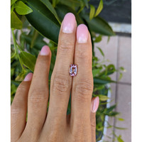 2.01 Ct. Pinkish Purple Sapphire from Madagascar Life Style