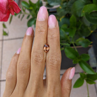 1.81 Ct. Orange Sapphire from Madagascar Life Style