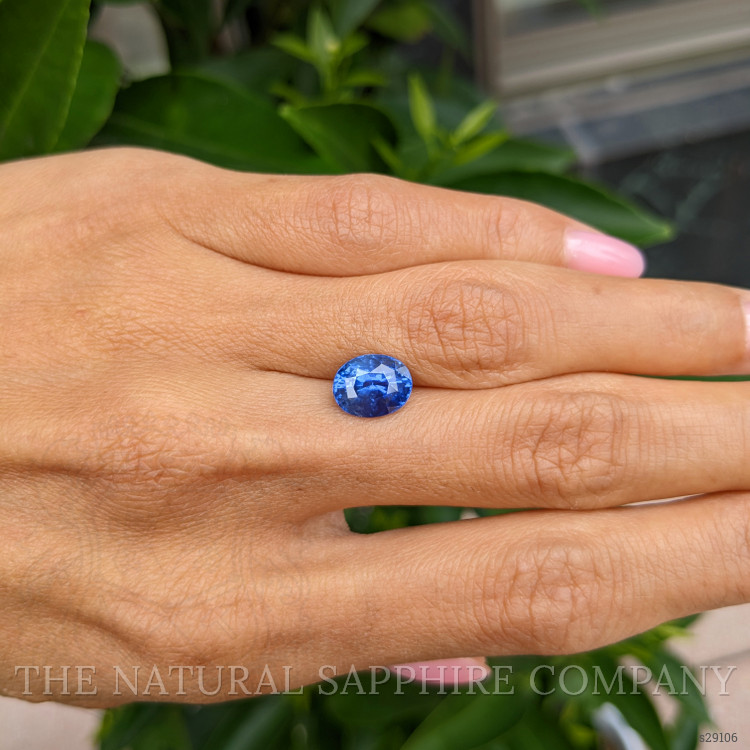 3.56 Ct. Blue Sapphire from Ceylon (Sri Lanka)