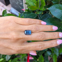 8.83 Ct. Purple Sapphire from Ceylon (Sri Lanka) Life Style