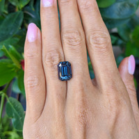 8.83 Ct. Purple Sapphire from Ceylon (Sri Lanka) Life Style