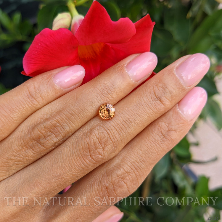 1.21 Ct. Orange Sapphire from Madagascar