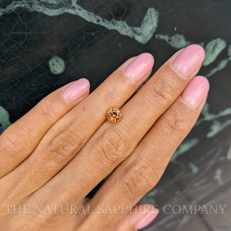 1.21 Ct. Orange Sapphire from Madagascar