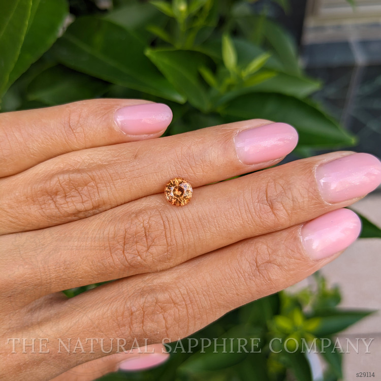 1.21 Ct. Orange Sapphire from Madagascar