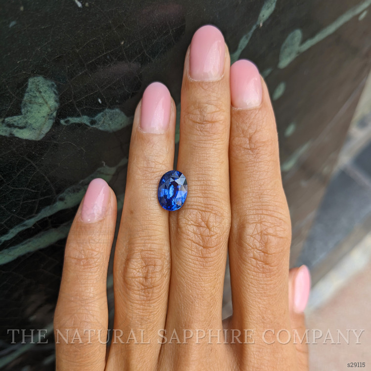 3.54 Ct. Blue Sapphire from Ceylon (Sri Lanka)