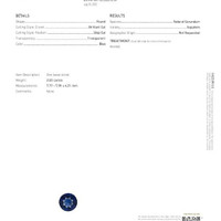 2.03 Ct. Blue Sapphire from Ceylon (Sri Lanka) Scan Report