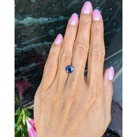 2.03 Ct. Blue Sapphire from Ceylon (Sri Lanka) Life Style