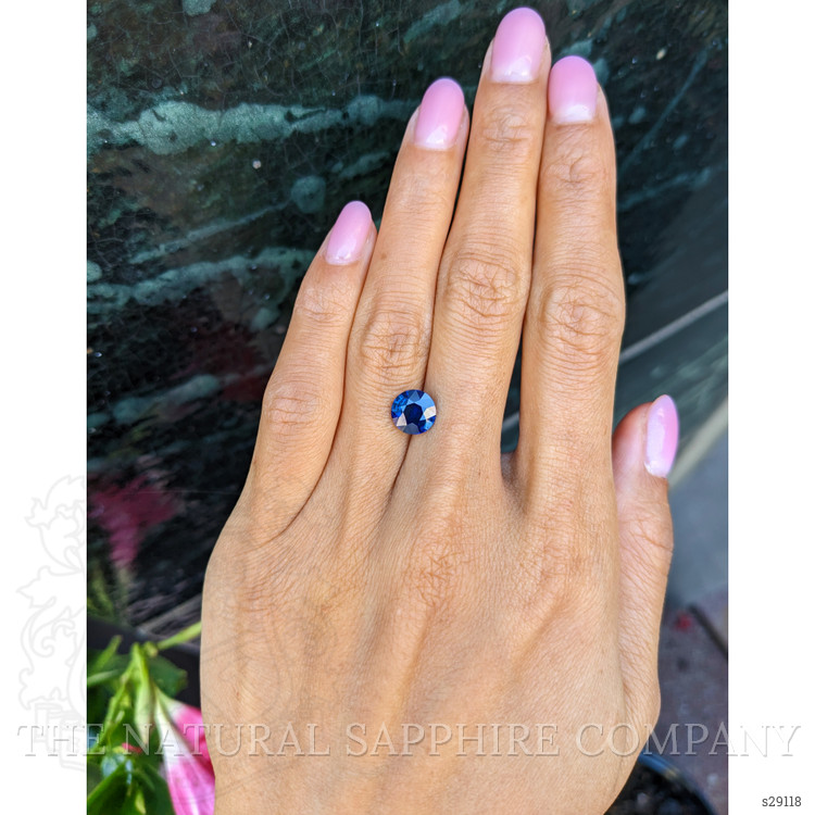 2.03 Ct. Blue Sapphire from Ceylon (Sri Lanka)