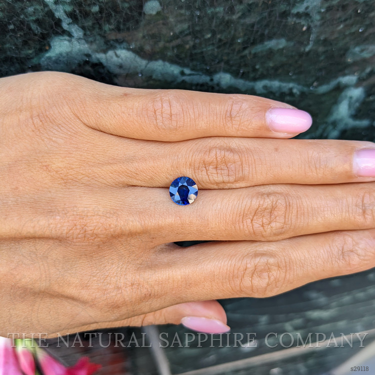 2.03 Ct. Blue Sapphire from Ceylon (Sri Lanka)