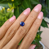 2.03 Ct. Blue Sapphire from Ceylon (Sri Lanka) Life Style