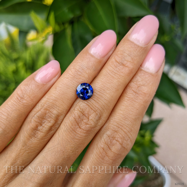 2.03 Ct. Blue Sapphire from Ceylon (Sri Lanka)