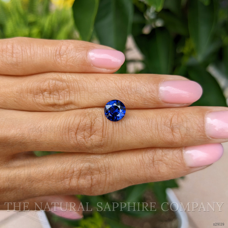 2.03 Ct. Blue Sapphire from Ceylon (Sri Lanka)