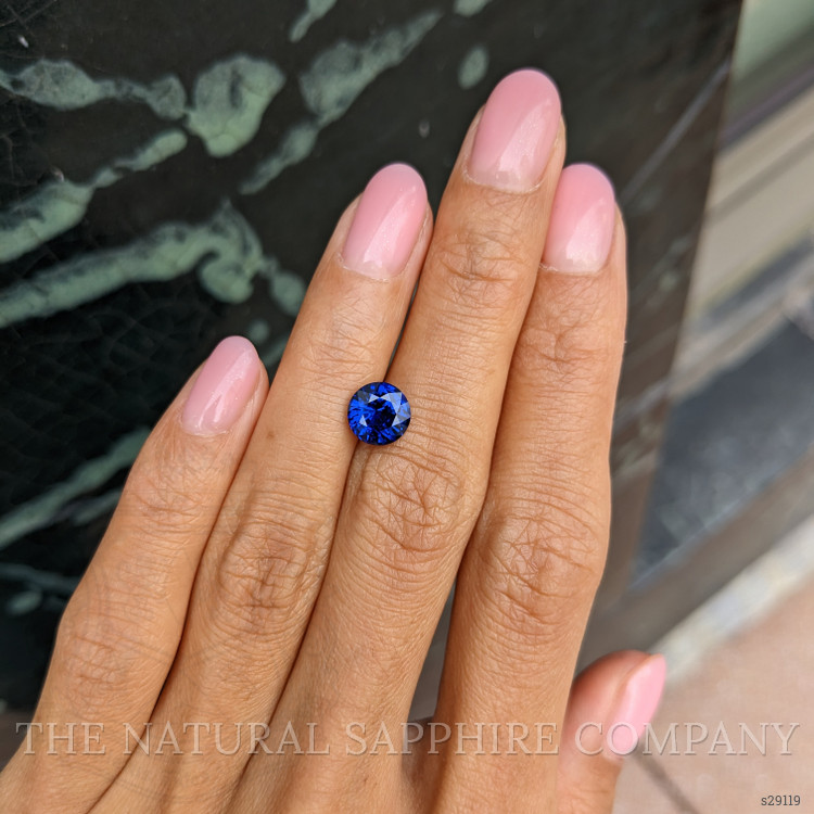 2.03 Ct. Blue Sapphire from Ceylon (Sri Lanka)