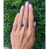2.53 Ct. Blue Sapphire from Ceylon (Sri Lanka) Life Style