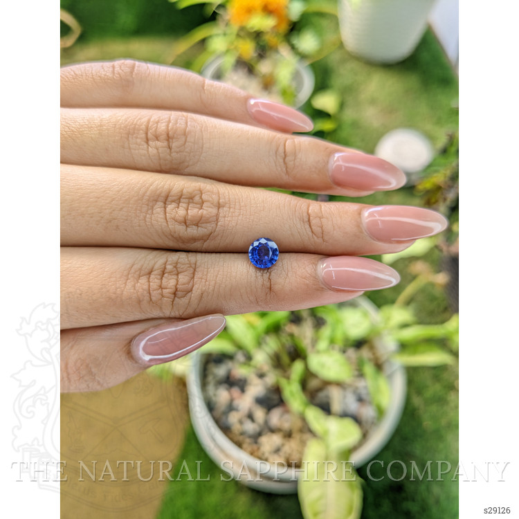 1.34 Ct. Blue Sapphire from Ceylon (Sri Lanka)
