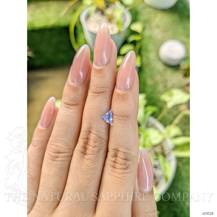 0.61 Ct. Violet Sapphire from Ceylon (Sri Lanka)