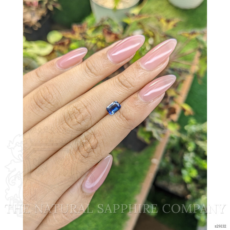 0.73 Ct. Blue Sapphire from Ceylon (Sri Lanka)