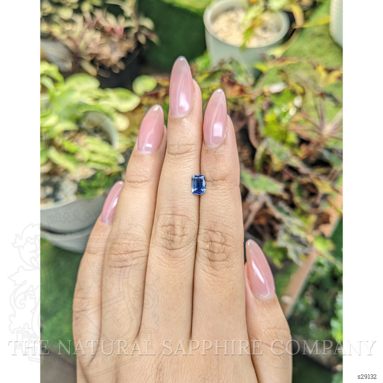 0.73 Ct. Blue Sapphire from Ceylon (Sri Lanka)