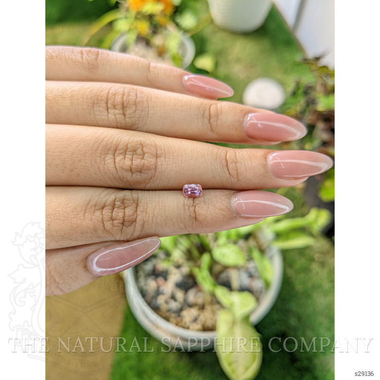 0.68 Ct. Padparadscha Sapphire from Ceylon (Sri Lanka)