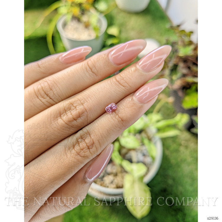 0.68 Ct. Padparadscha Sapphire from Ceylon (Sri Lanka)