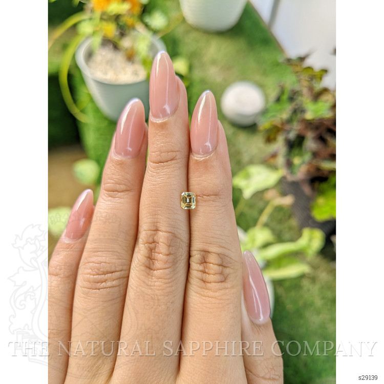 0.62 Ct. Yellow Sapphire from Ceylon (Sri Lanka)