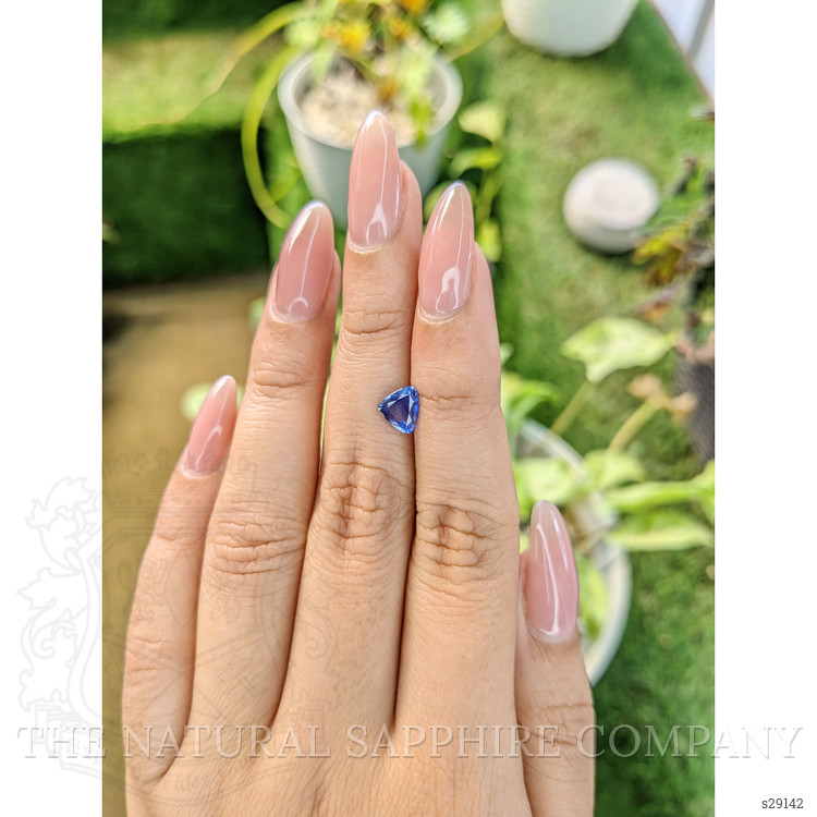 1.07 Ct. Blue Sapphire from Ceylon (Sri Lanka)