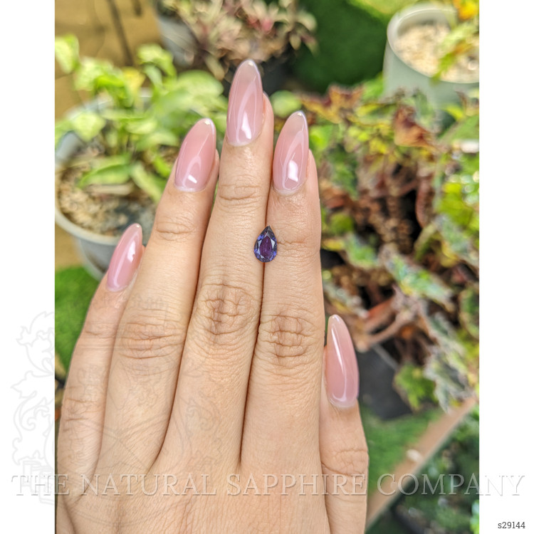 1.15 Ct. Violet Sapphire from Ceylon (Sri Lanka)