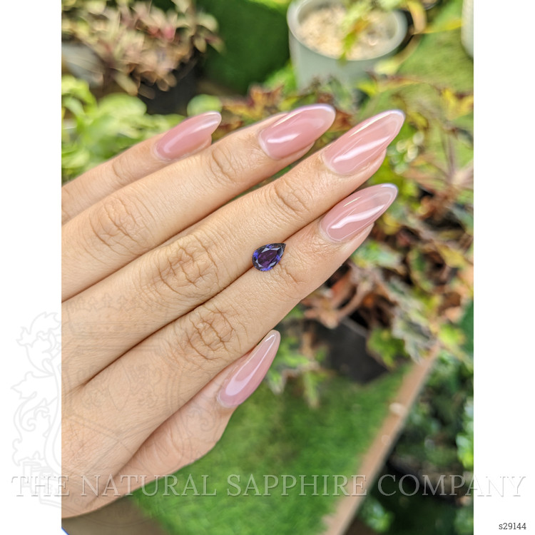 1.15 Ct. Violet Sapphire from Ceylon (Sri Lanka)