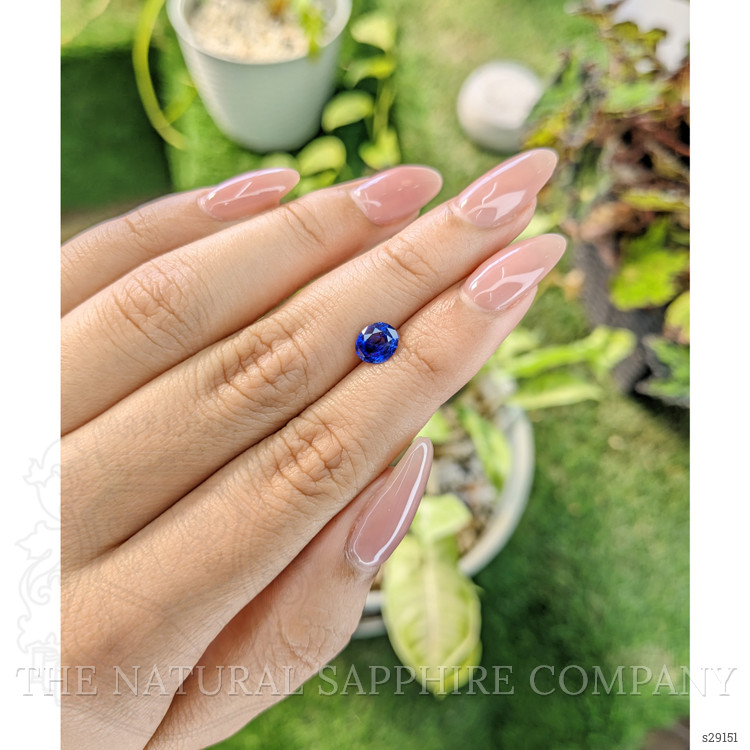 1.07 Ct. Blue Sapphire from Ceylon (Sri Lanka)