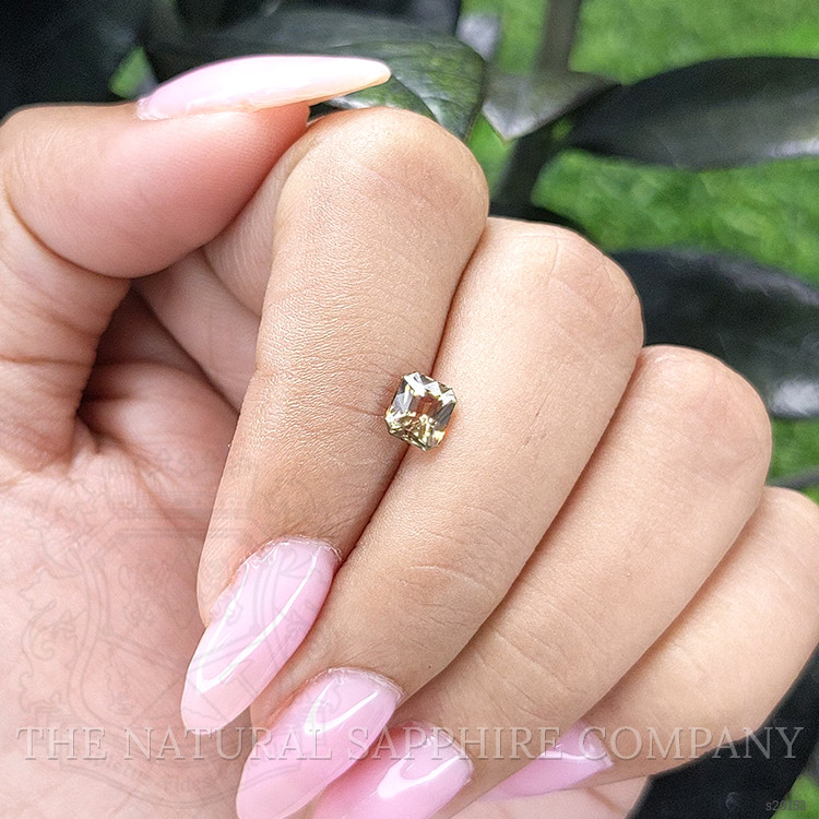 1.02 Ct. Greenish Brown Sapphire from Ceylon (Sri Lanka)