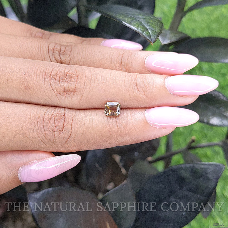 1.02 Ct. Greenish Brown Sapphire from Ceylon (Sri Lanka)