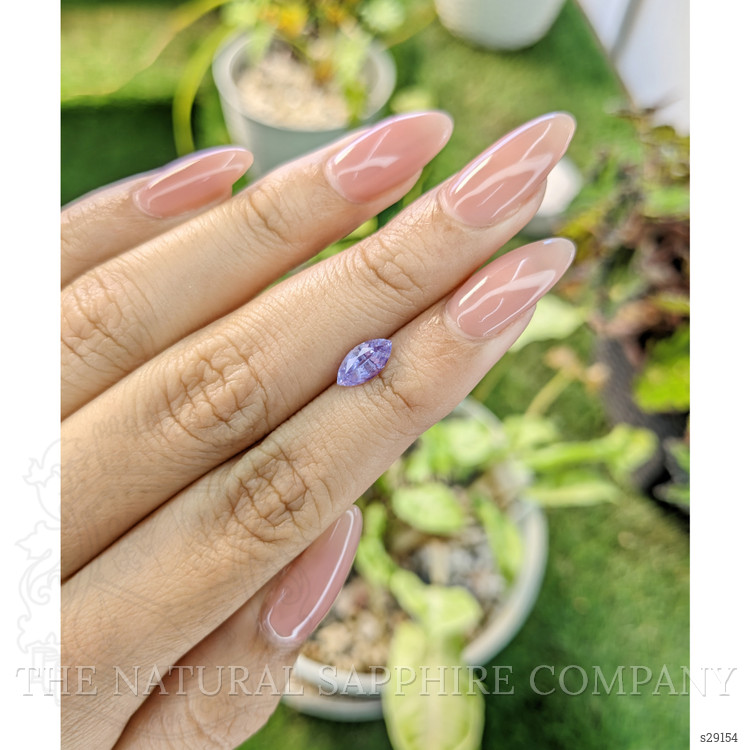 1.05 Ct. Purple Sapphire from Ceylon (Sri Lanka)