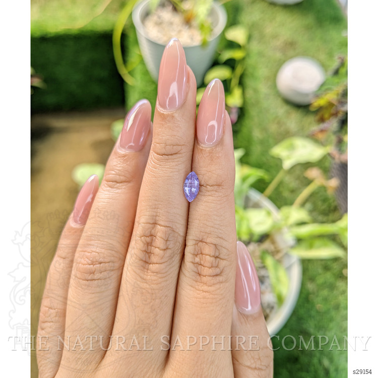 1.05 Ct. Purple Sapphire from Ceylon (Sri Lanka)