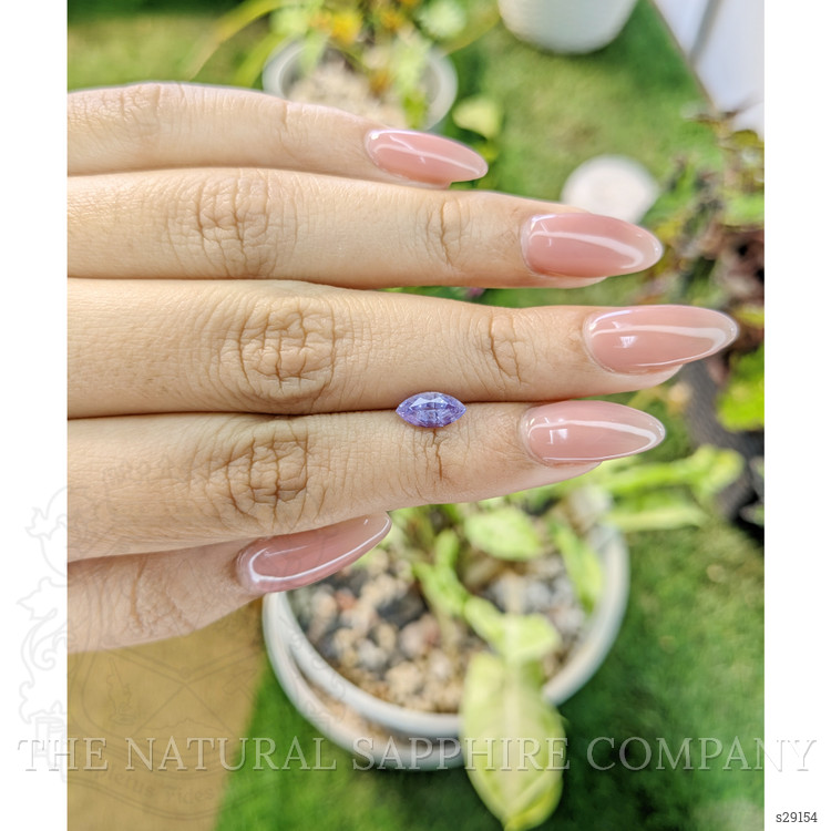 1.05 Ct. Purple Sapphire from Ceylon (Sri Lanka)