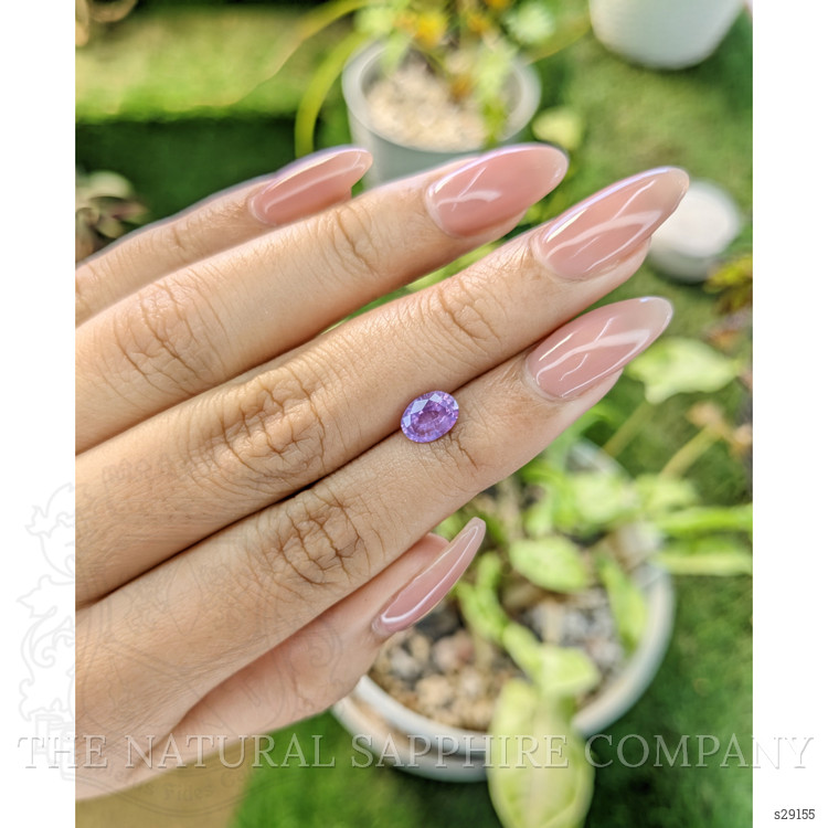 1.07 Ct. Pinkish Purple Sapphire from Ceylon (Sri Lanka)