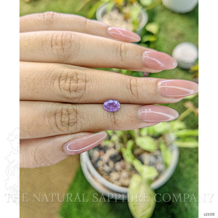 1.07 Ct. Pinkish Purple Sapphire from Ceylon (Sri Lanka)