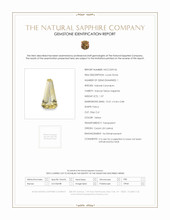 1.07 Ct. Yellow Sapphire from Ceylon (Sri Lanka) Scan Report