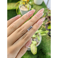 1.71 Ct. White Sapphire from Ceylon (Sri Lanka) Life Style