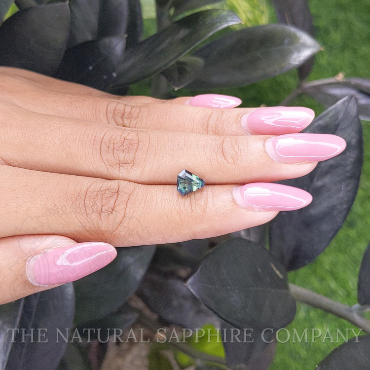 1.62 Ct. Bluish Green Sapphire from Madagascar