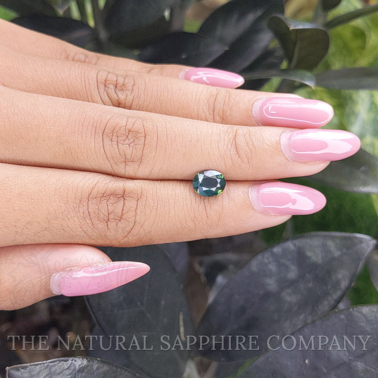 1.62 Ct. Bluish Green Sapphire from Madagascar