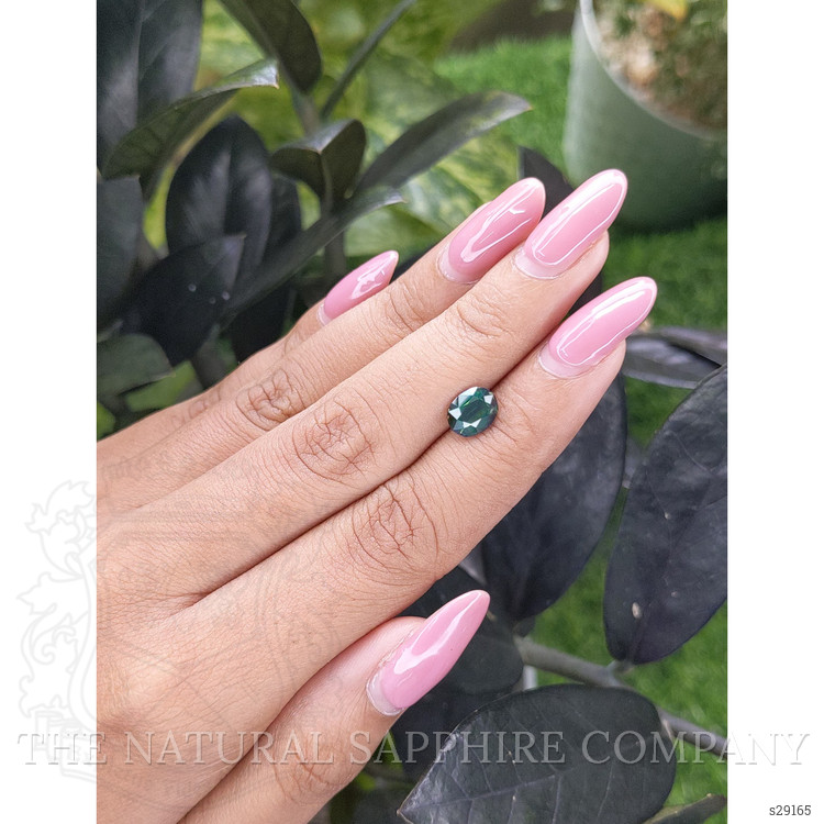 1.62 Ct. Bluish Green Sapphire from Madagascar