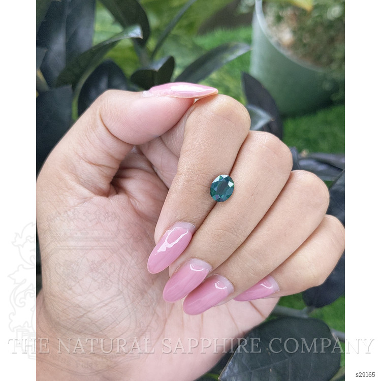 1.62 Ct. Bluish Green Sapphire from Madagascar