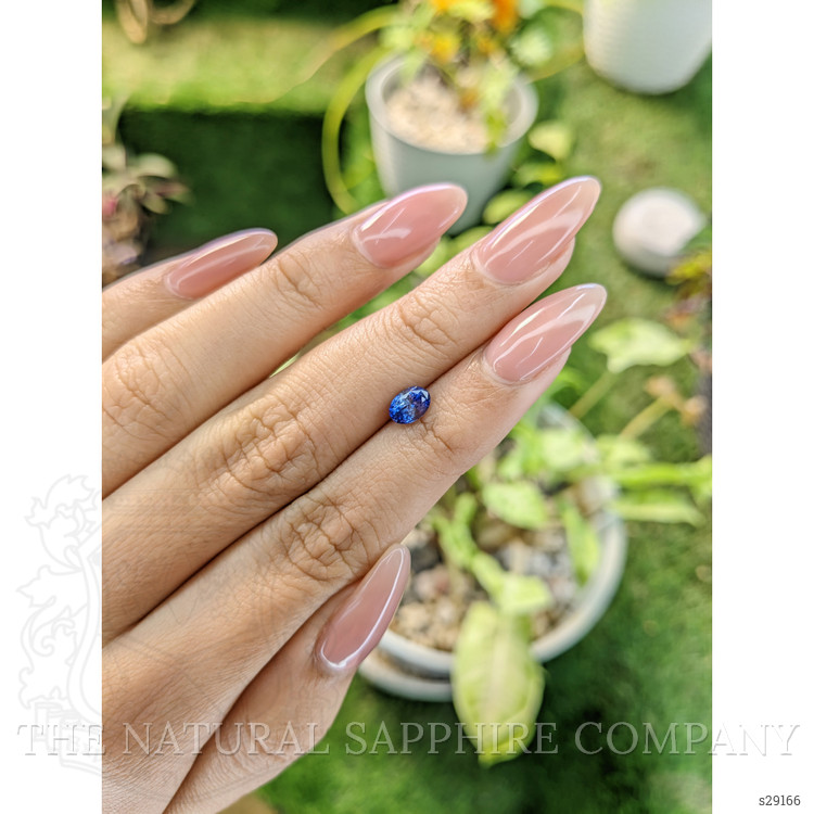 0.80 Ct. Bi Color Sapphire from Ceylon (Sri Lanka)